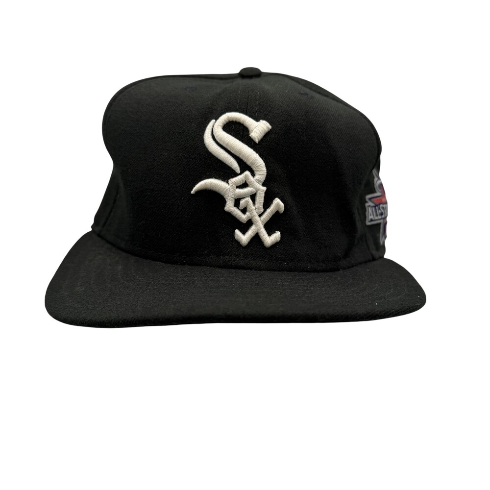 Chicago White Sox Hat Cap Fitted Mens 7 3/8 Black MLB All Star Game New Era